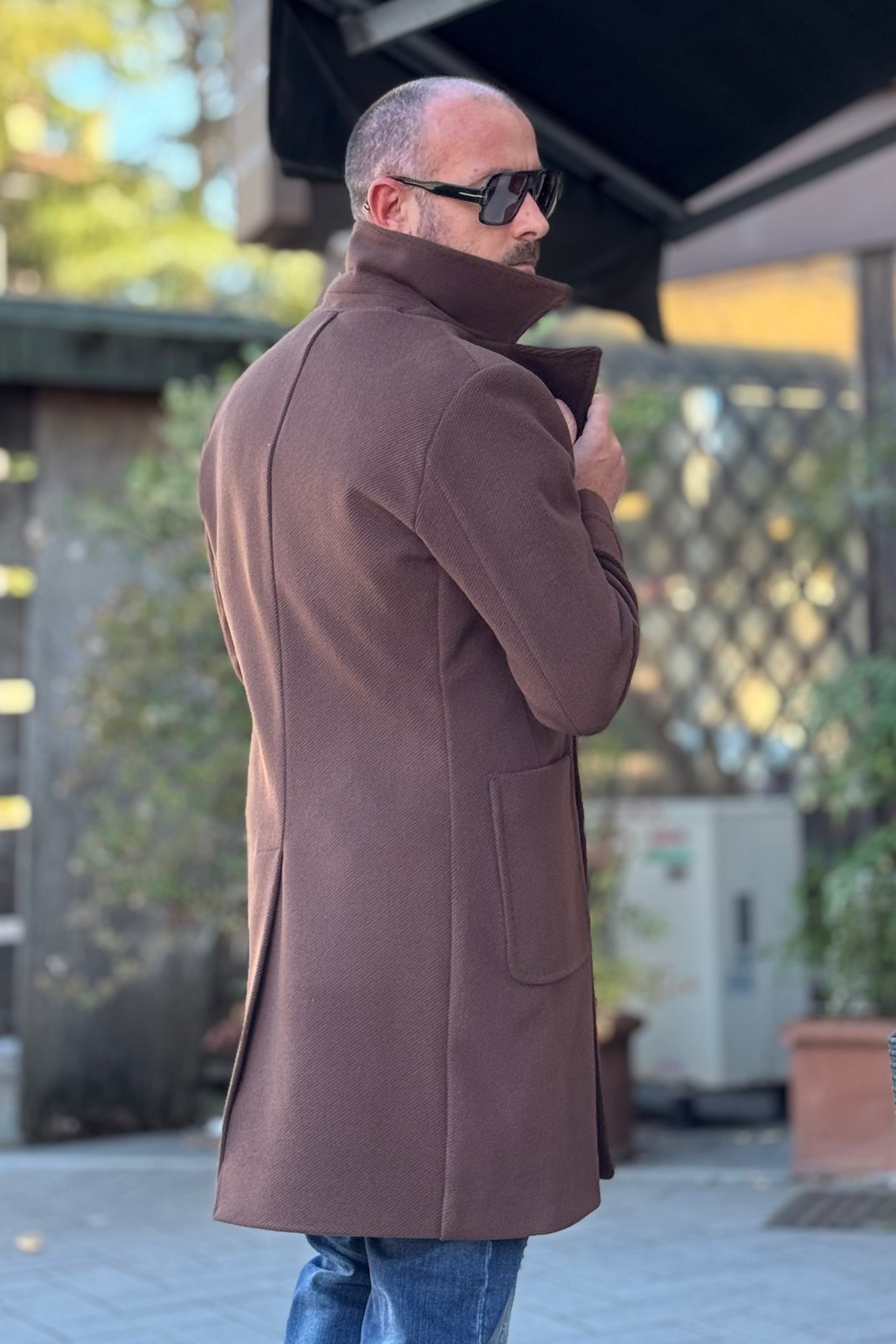 TELAMIRA CAPPOTTO IN PANNO DOPPIO PETTO DISPONIBILE IN 2 COLORI