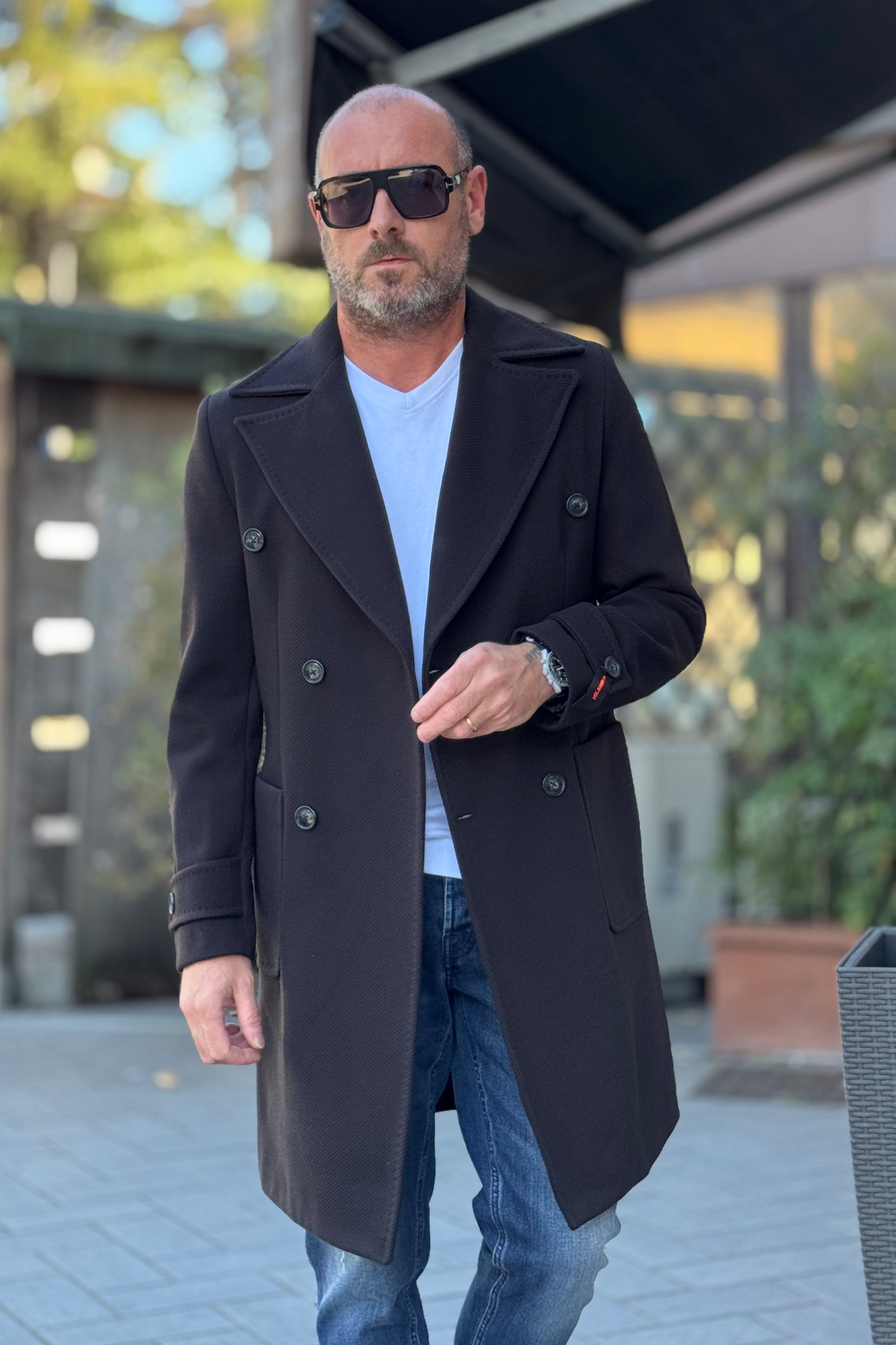 TELAMIRA CAPPOTTO IN PANNO DOPPIO PETTO DISPONIBILE IN 2 COLORI