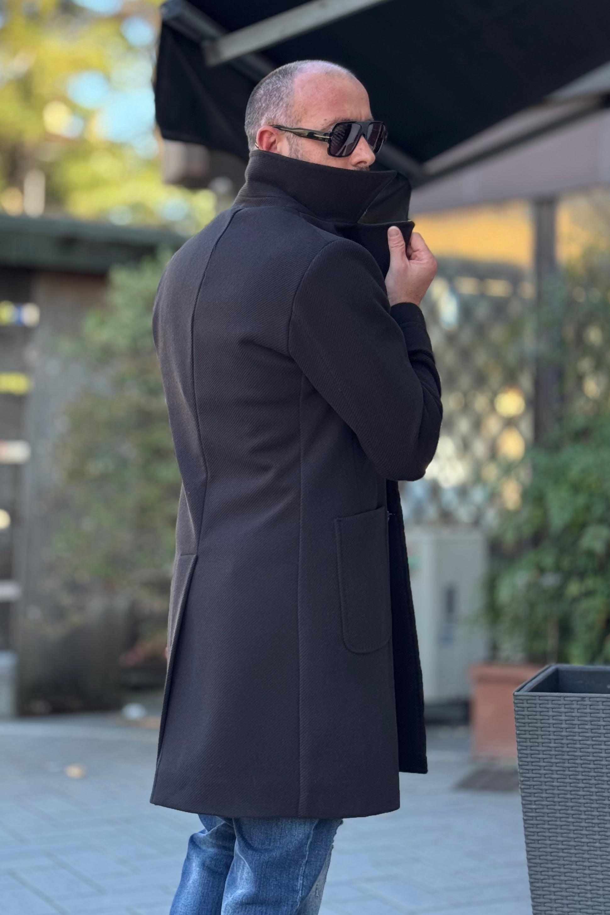 TELAMIRA CAPPOTTO IN PANNO DOPPIO PETTO DISPONIBILE IN 2 COLORI