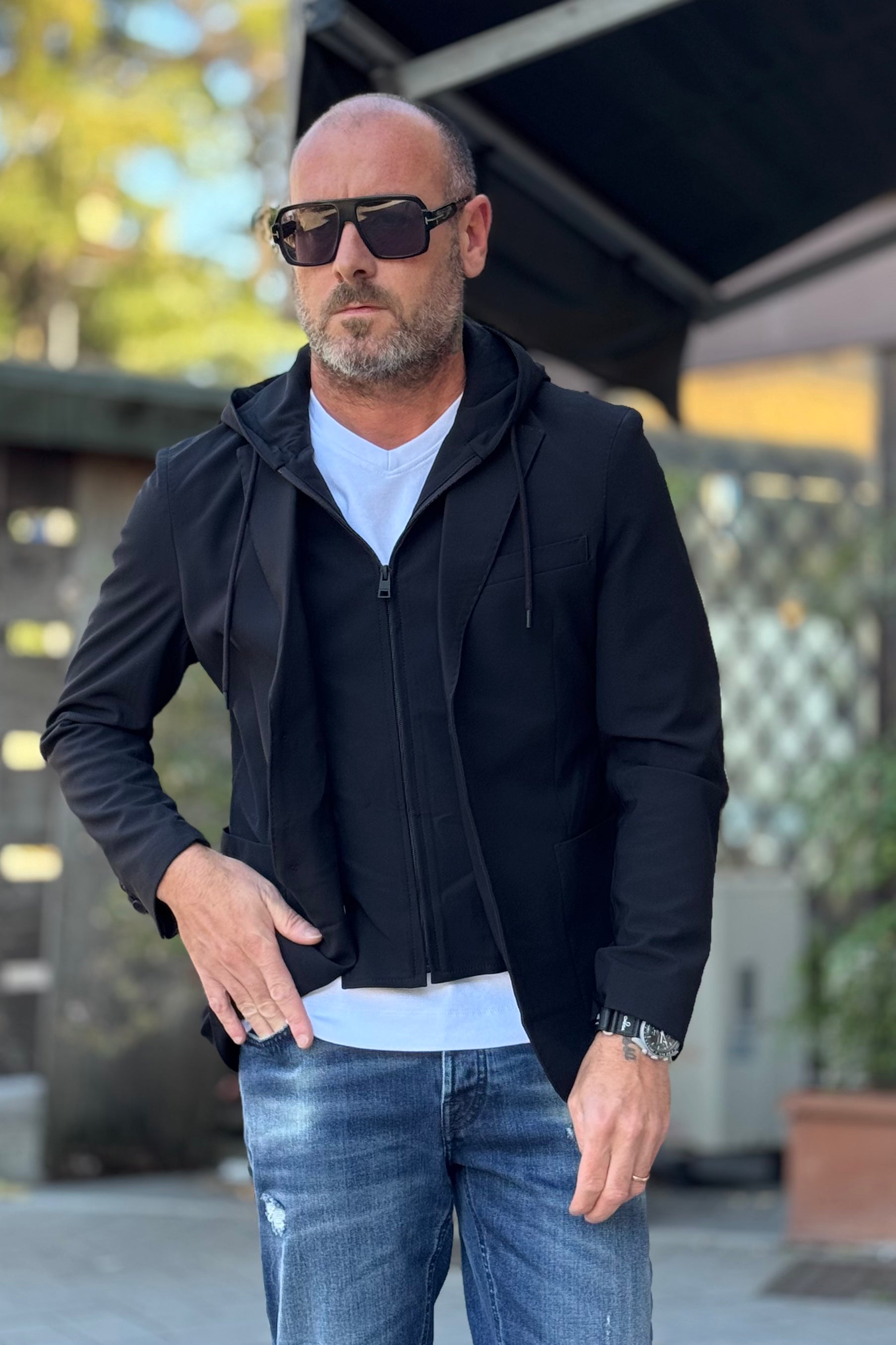 TELAMIRA GIACCA CON PETTORINA STACCABILE NO-STIRO DISPONIBILE IN 2 COLORI