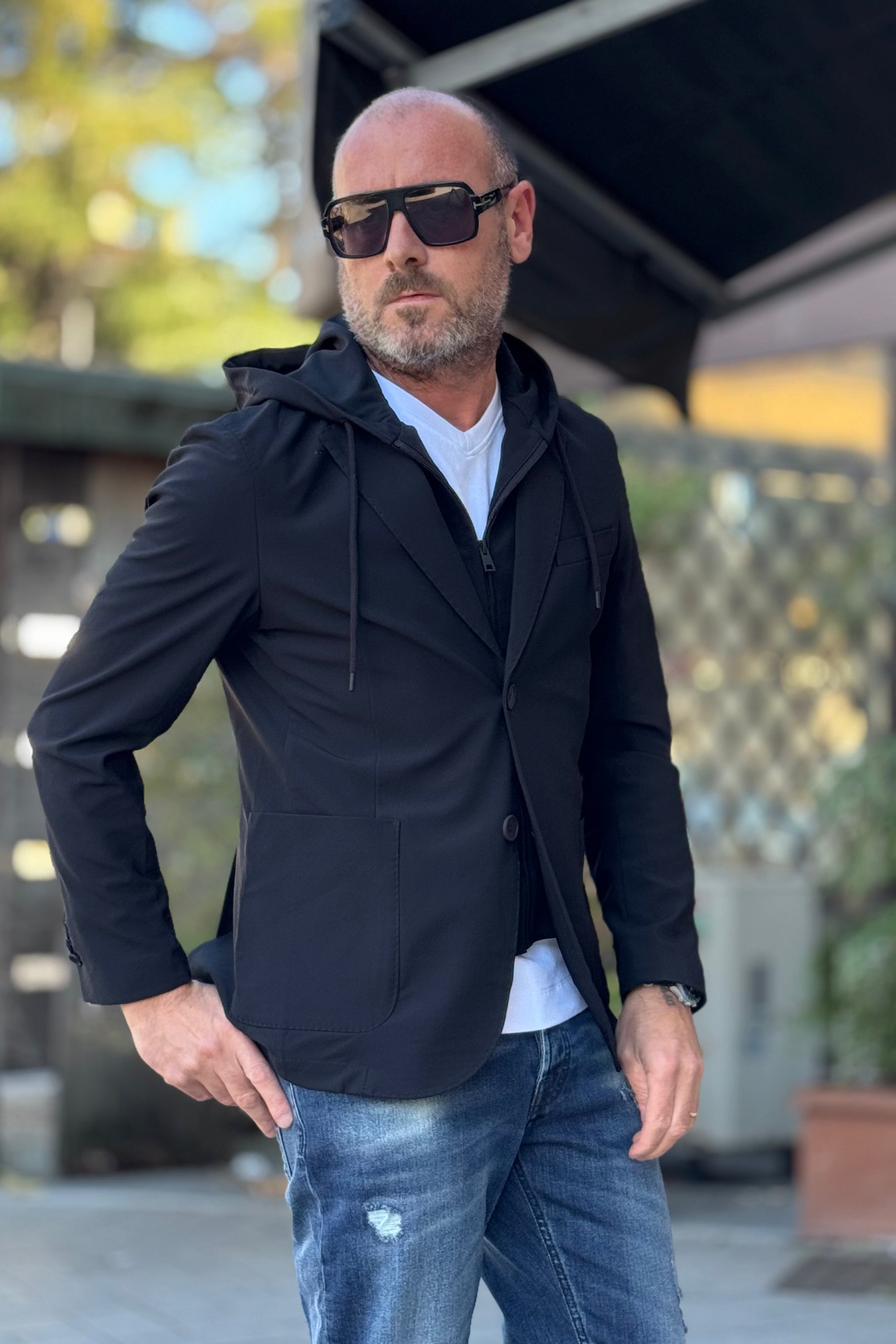 TELAMIRA GIACCA CON PETTORINA STACCABILE NO-STIRO DISPONIBILE IN 2 COLORI