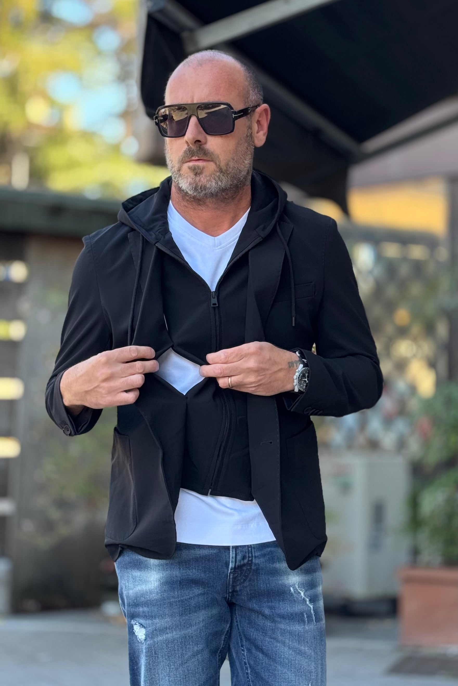 TELAMIRA GIACCA CON PETTORINA STACCABILE NO-STIRO DISPONIBILE IN 2 COLORI