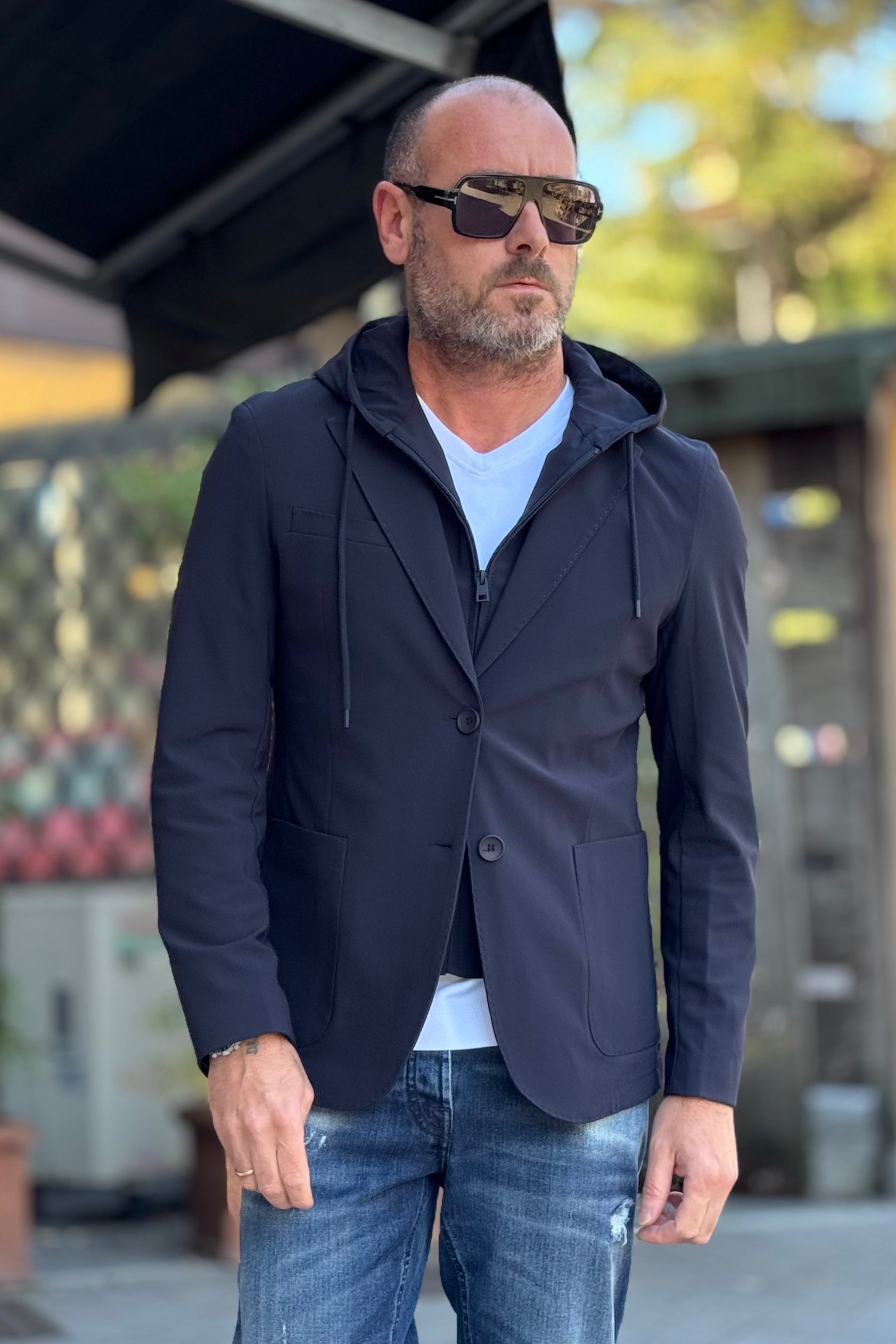 TELAMIRA GIACCA CON PETTORINA STACCABILE NO-STIRO DISPONIBILE IN 2 COLORI