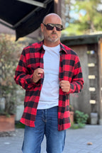 DANIELE ALESSANDRINI CAMICIA QUADRI CON RICAMO SU TASCA