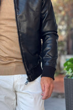 TELAMIRA BOMBER IN ECOPELLE IMBOTTITO