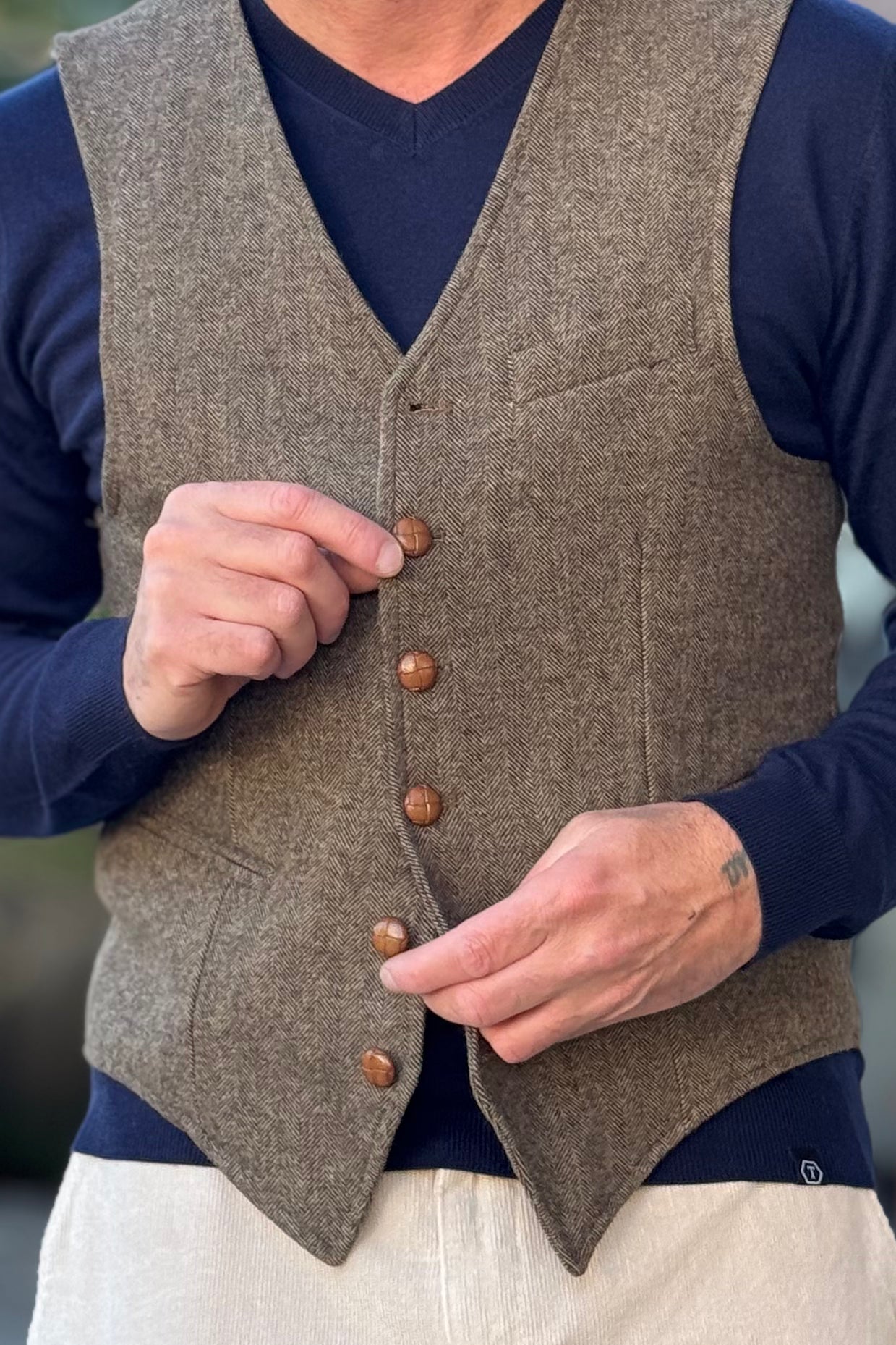 TELAMIRA GILET SPIGATO DISPONIBILE IN 2 COLORI