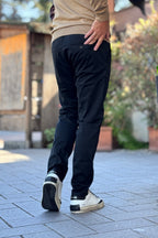 TELAMIRA PANTALONE CHINO - NERO