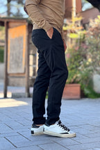 TELAMIRA PANTALONE CHINO - NERO