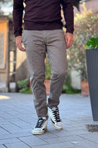 TELAMIRA PANTALONE CHINO - FANGO