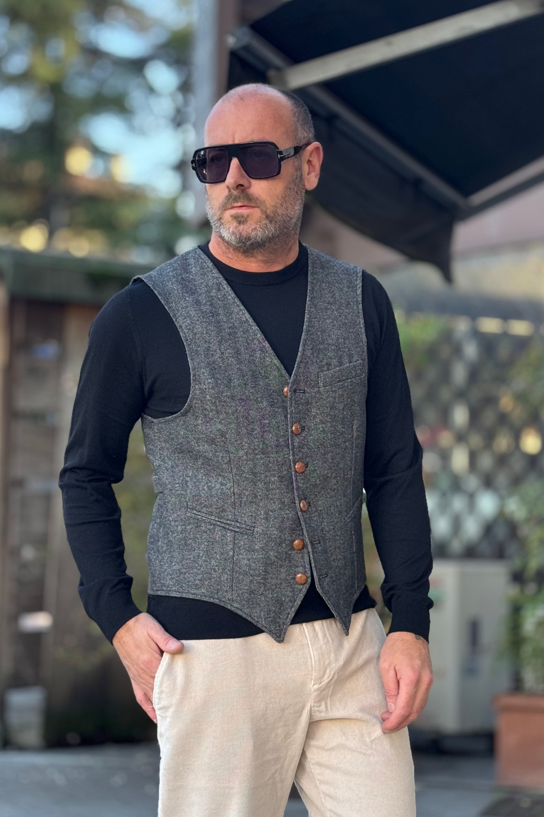 TELAMIRA GILET SPIGATO DISPONIBILE IN 2 COLORI