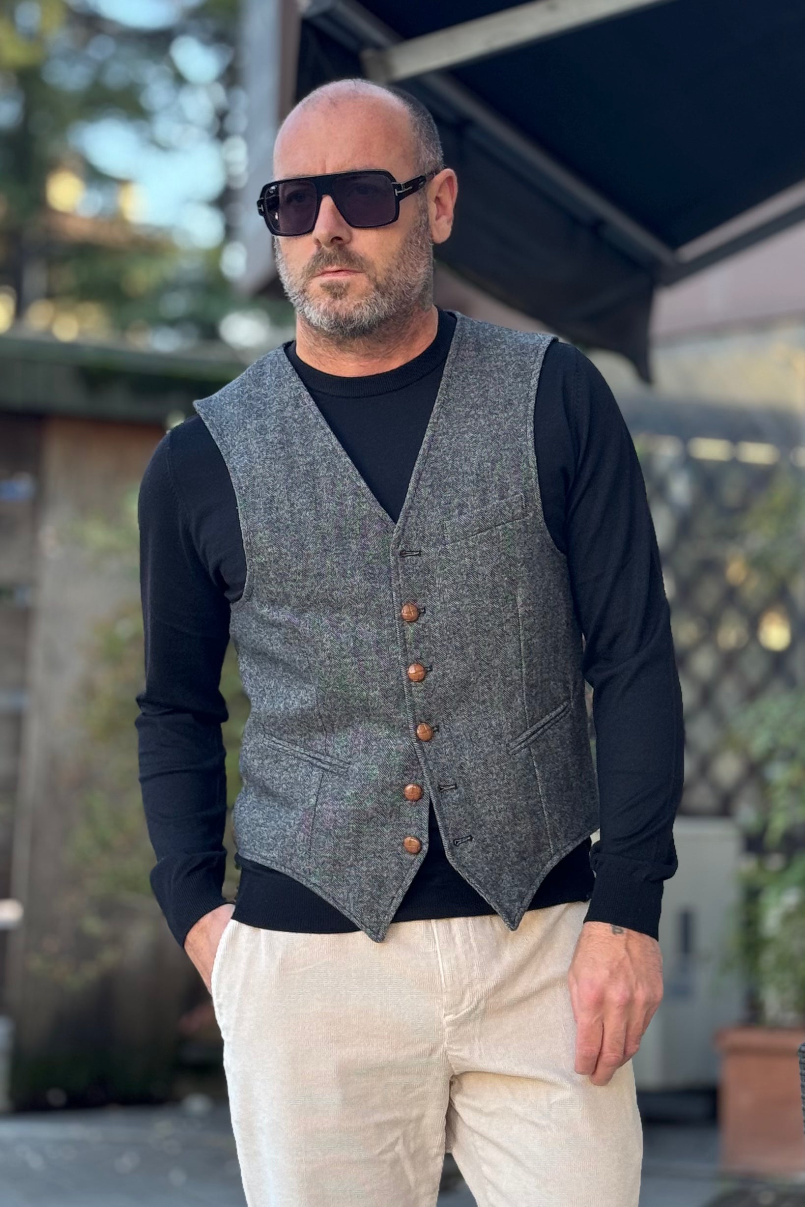 TELAMIRA GILET SPIGATO DISPONIBILE IN 2 COLORI