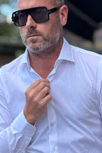 ALESSANDRO LAMURA CAMICIA SLIM 2 PINCES DIETRO DISPONIBILE IN 2 COLORI - Mania Fashion Clothing