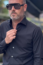 ALESSANDRO LAMURA CAMICIA SLIM 2 PINCES DIETRO DISPONIBILE IN 2 COLORI - Mania Fashion Clothing