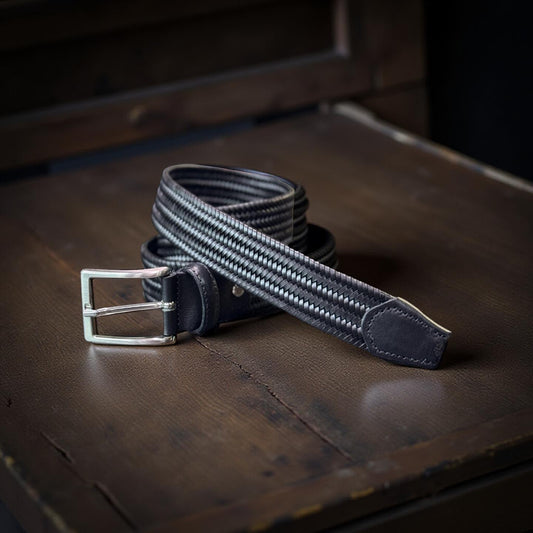 OFFICINE DEL CUOIO CINTURA IN PELLE ELASTICIZZATA