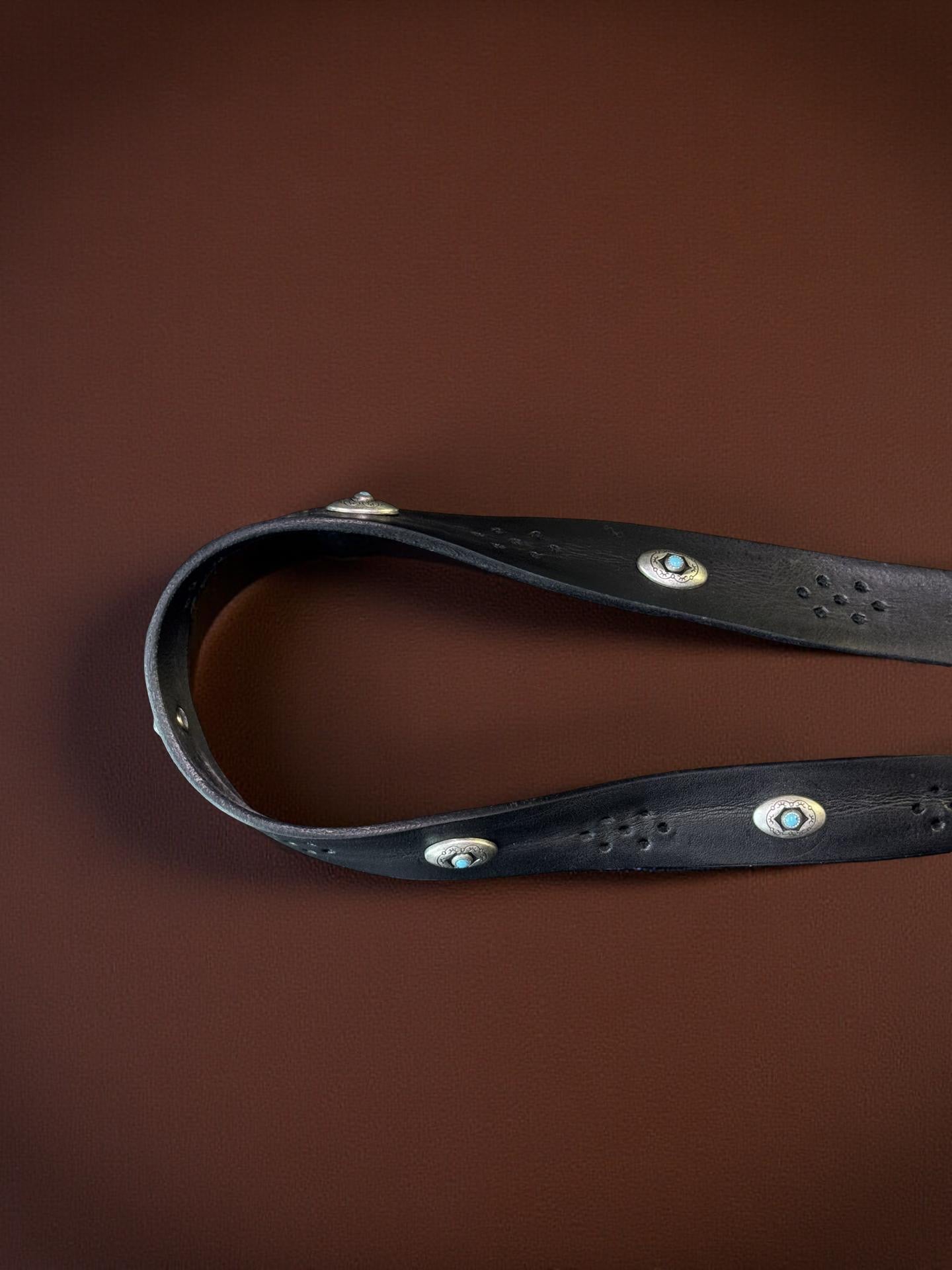 OFFICINE DEL CUOIO CINTURA IN PELLE BORCHIE