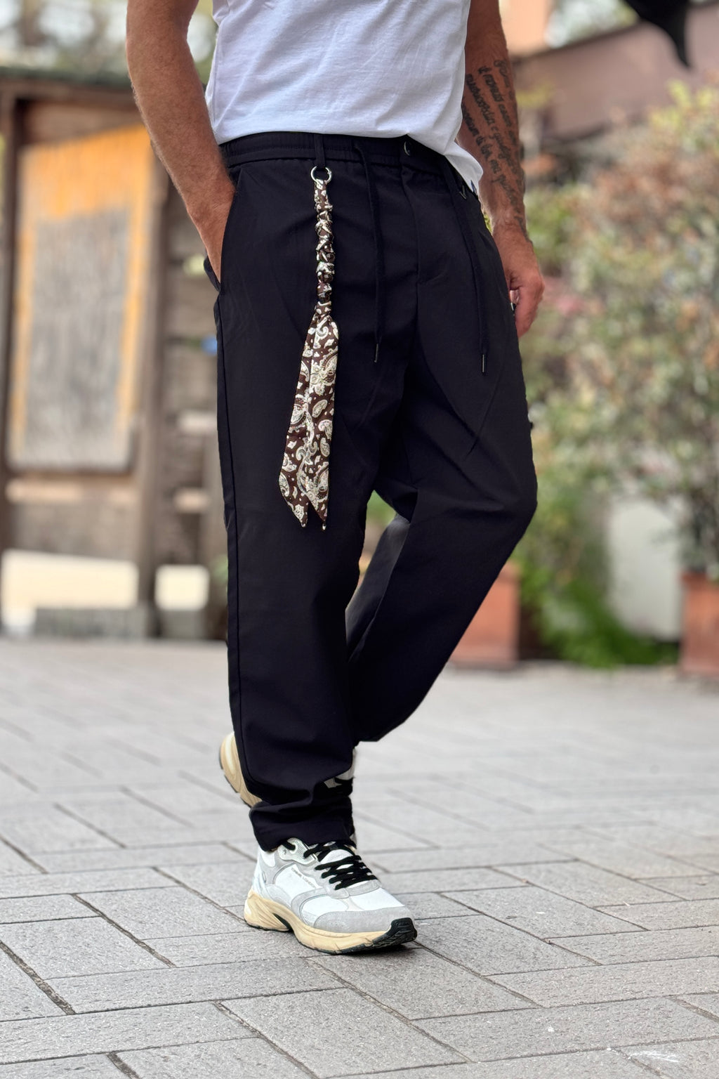 BERNA PANTALONE TECNICO NERO