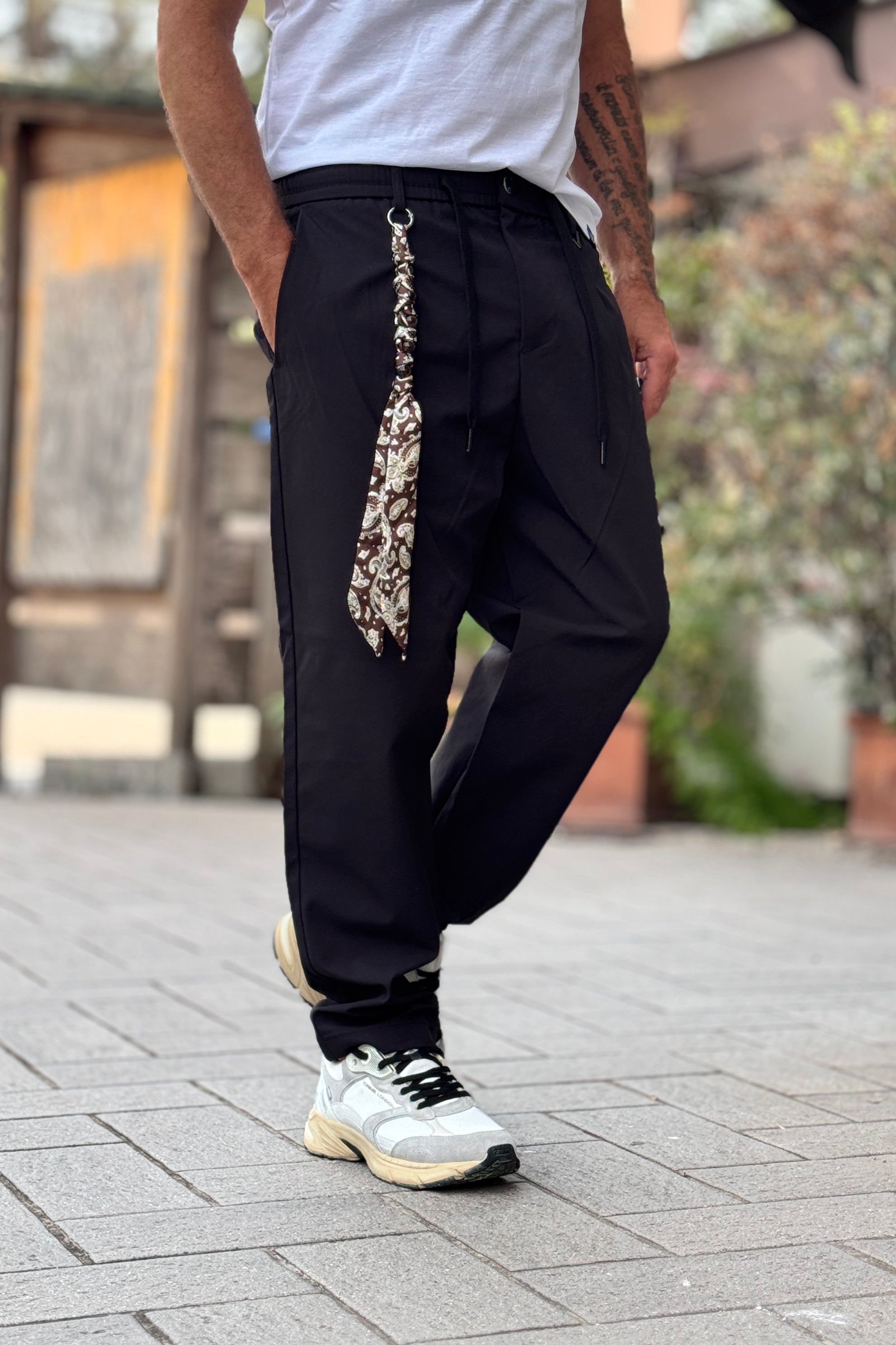 BERNA PANTALONE TECNICO NERO