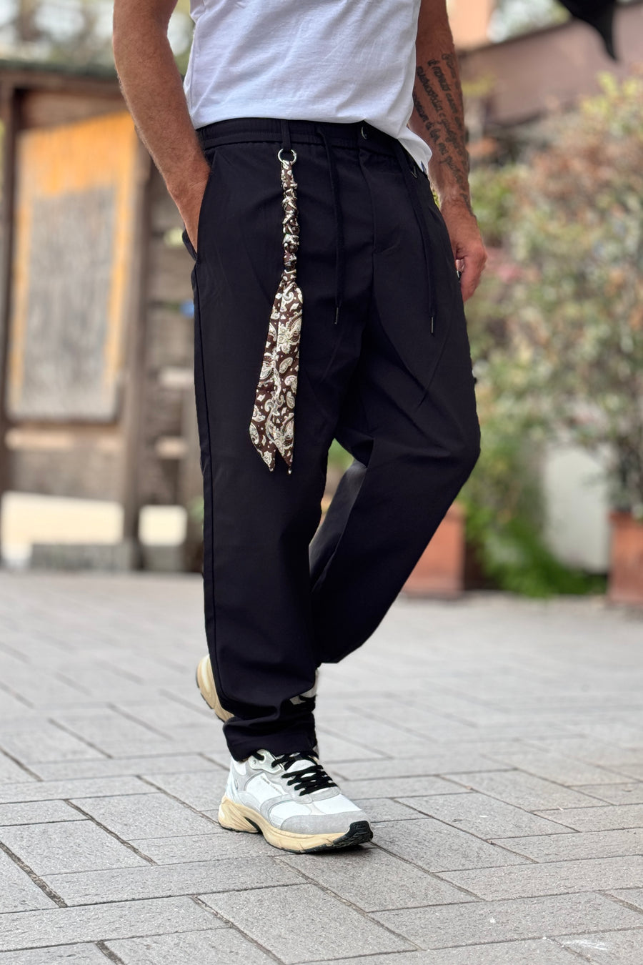 BERNA PANTALONE TECNICO NERO