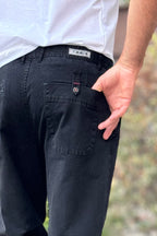 BERNA PANTALONE CROPPED - NERO