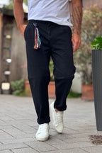 BERNA PANTALONE CROPPED - NERO