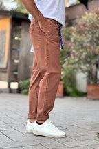 BERNA PANTALONE CROPPED - RUGGINE