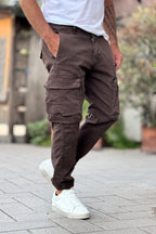 BERNA PANTALONE CARGO - MORO