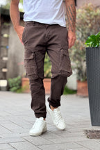 BERNA PANTALONE CARGO - MORO