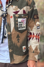 BERNA CAMICIA ATZECO CON TOPPE