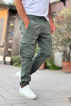 BERNA PANTALONE CARGO - VERDE