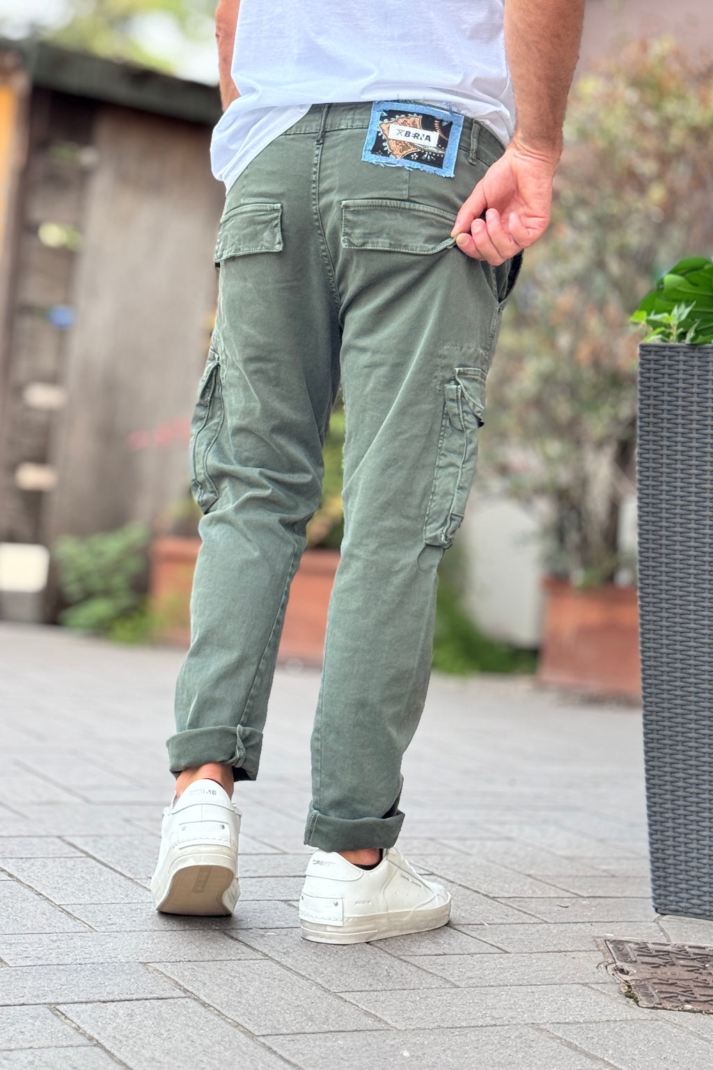 BERNA PANTALONE CARGO - VERDE