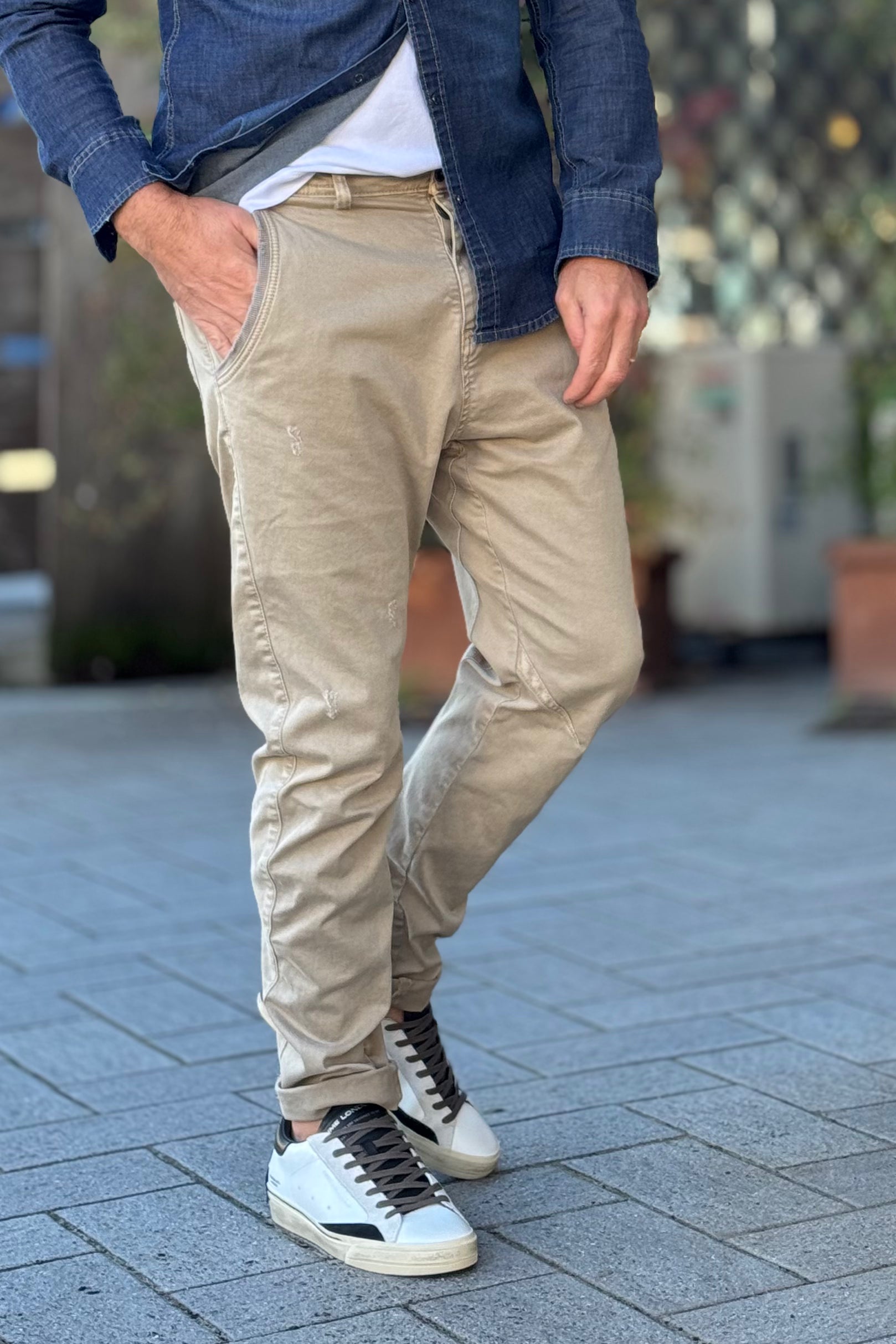 XAGON MAN A25032CR4074 PANTALONE SLIM DISPONIBILE IN 3 COLORI