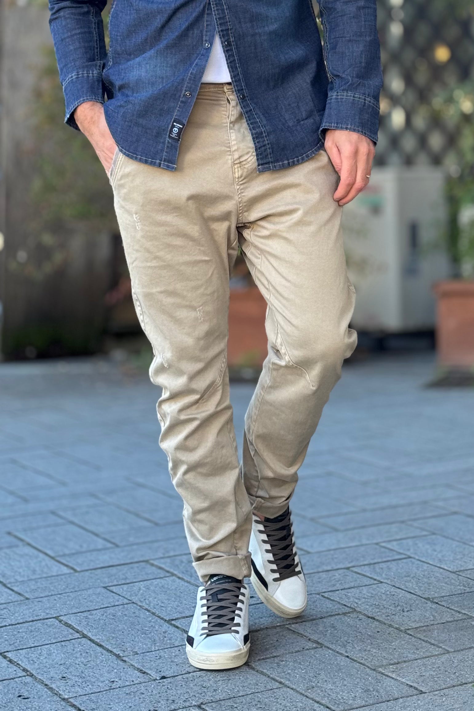 XAGON MAN A25032CR4074 PANTALONE SLIM DISPONIBILE IN 3 COLORI