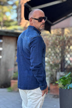 TELAMIRA CAMICIA DENIM - BLU