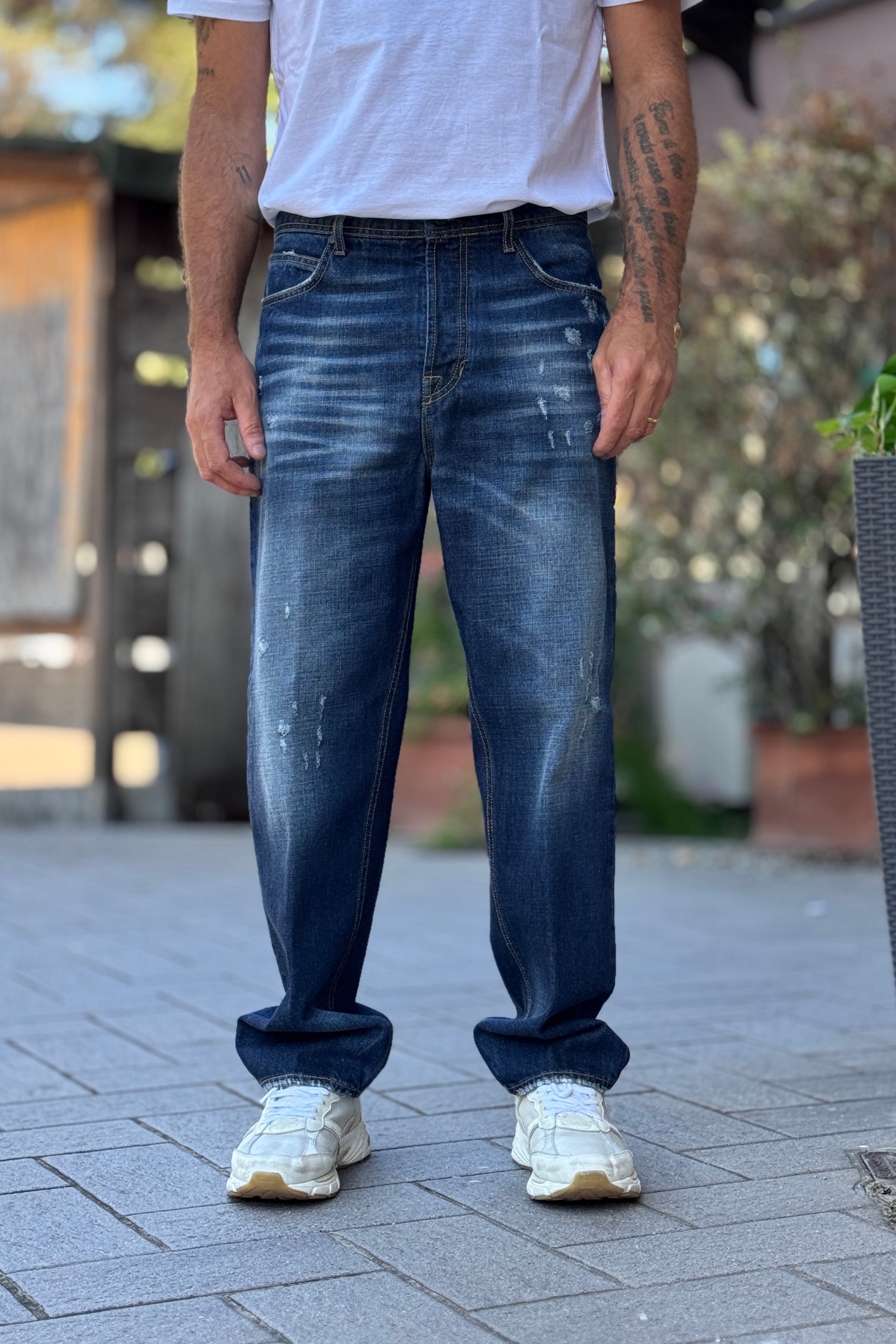 DANIELE ALESSANDRINI DENIM LOOSE FIT