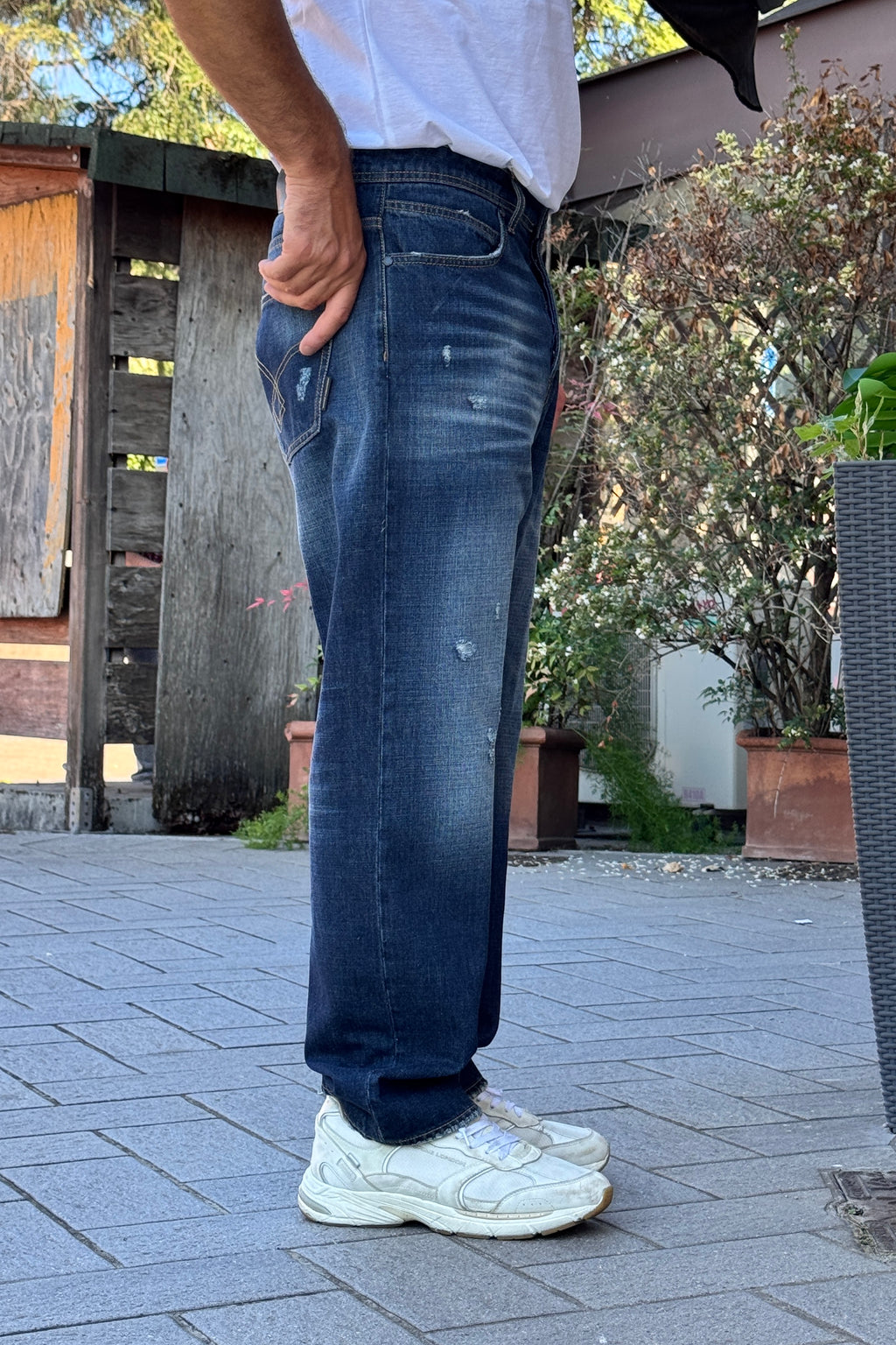DANIELE ALESSANDRINI DENIM LOOSE FIT