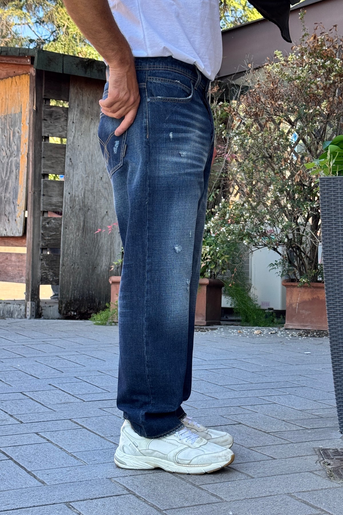 DANIELE ALESSANDRINI DENIM LOOSE FIT
