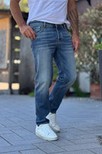 DANIELE ALESSANDRINI DENIM REGULAR FIT