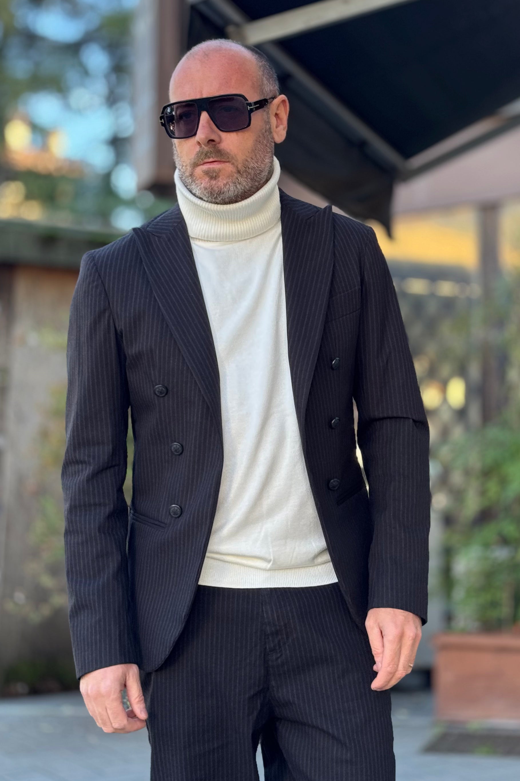 EN AVANCE GIACCA SENZA CHIUSURA MODELLO BALMAIN GESSATA