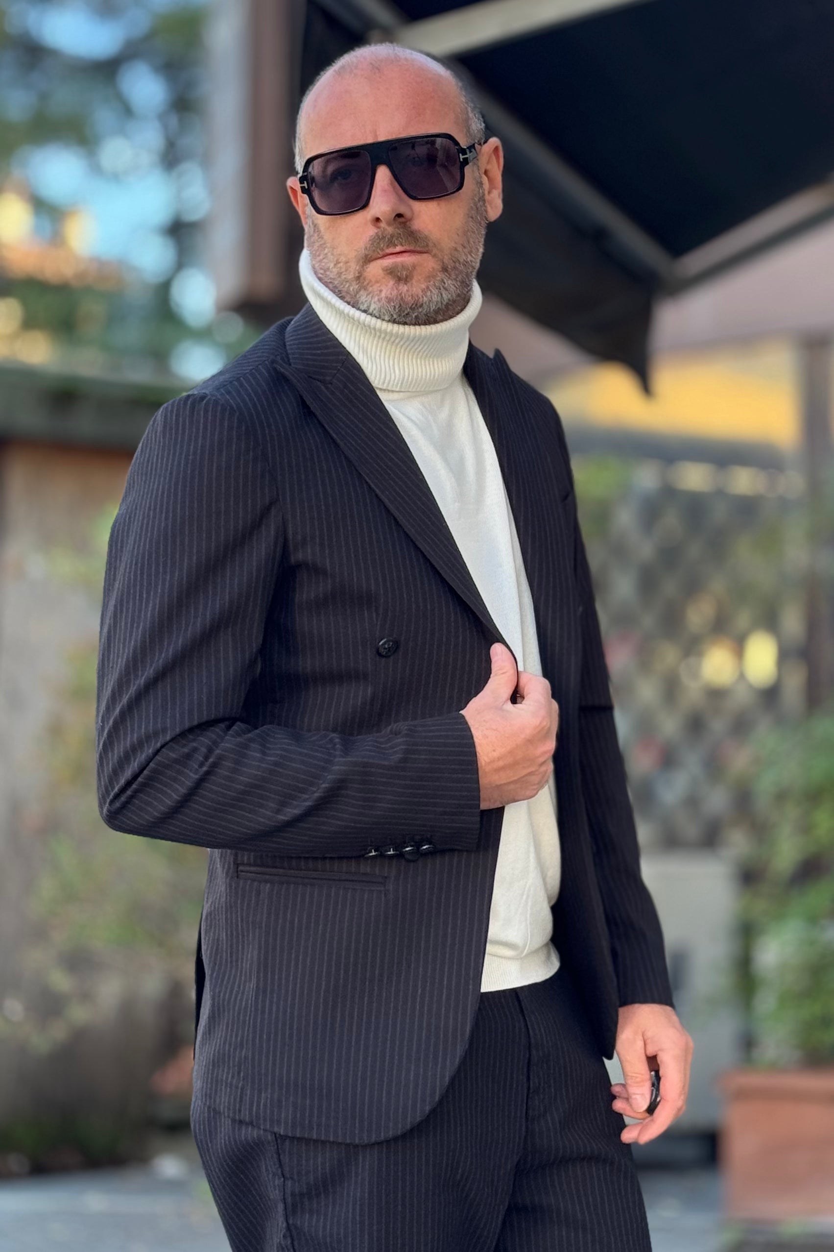 EN AVANCE GIACCA SENZA CHIUSURA MODELLO BALMAIN GESSATA