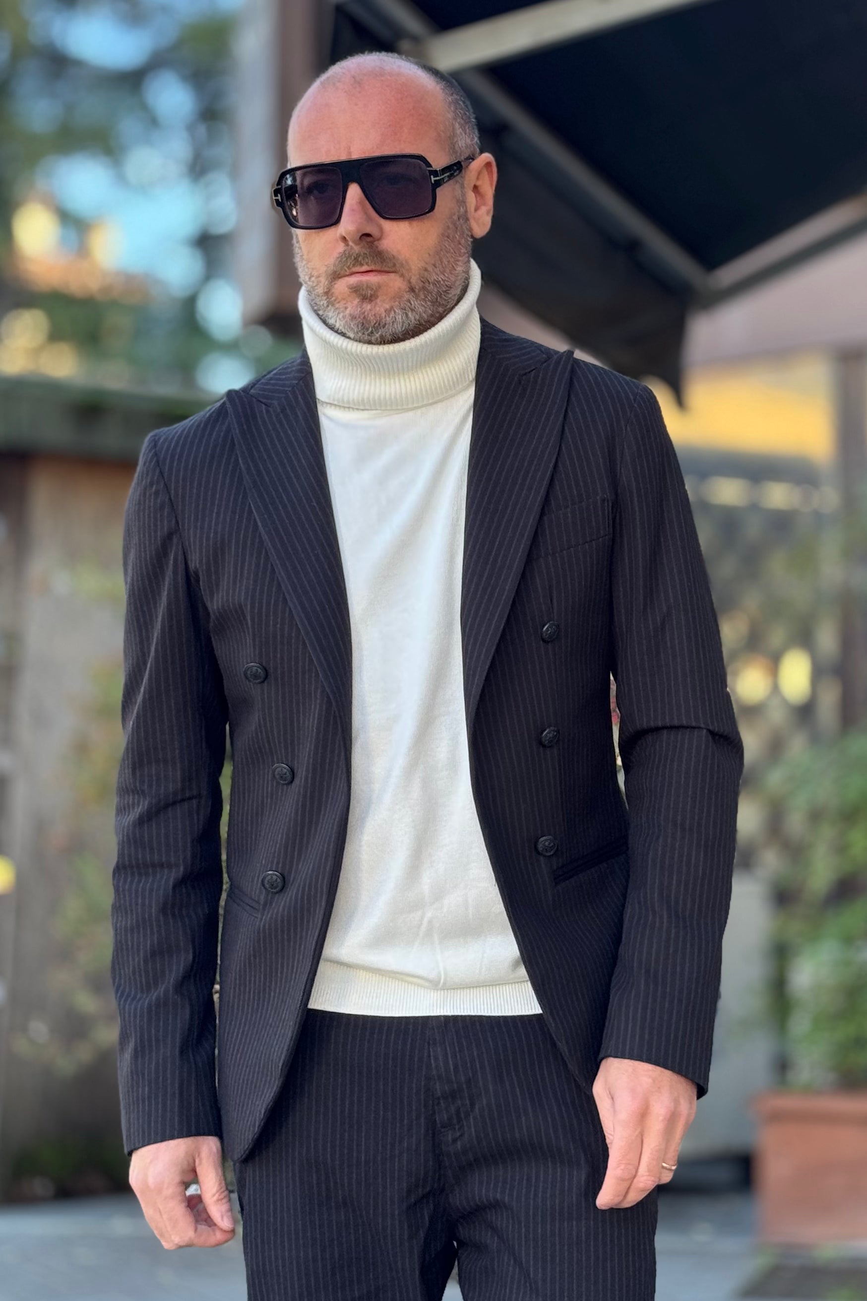 EN AVANCE GIACCA SENZA CHIUSURA MODELLO BALMAIN GESSATA