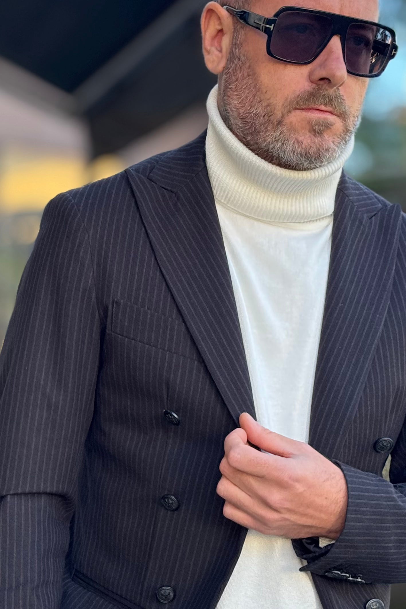 EN AVANCE GIACCA SENZA CHIUSURA MODELLO BALMAIN GESSATA