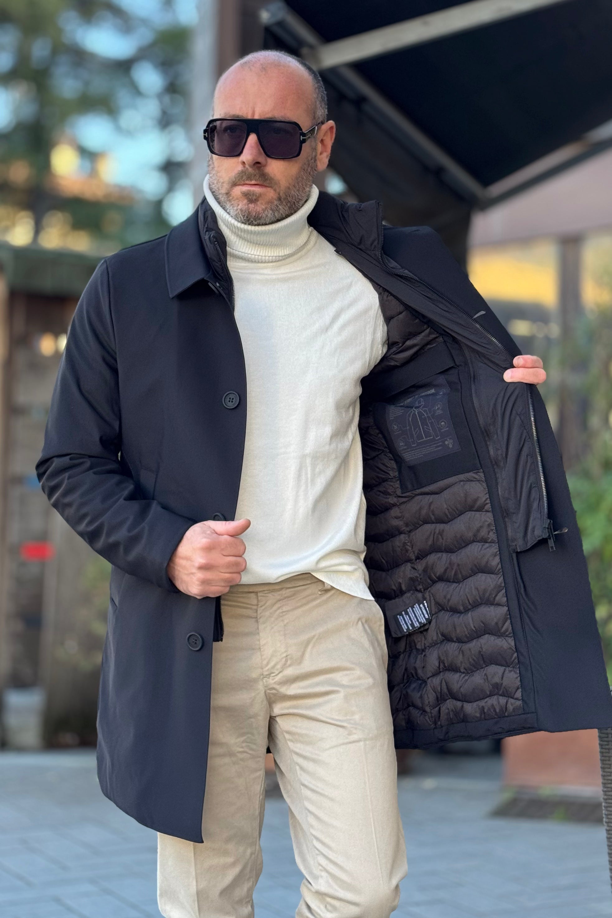 TELAMIRA CAPPOTTO TECNICO IMPERMIABILE DISPONIBILE IN 2 COLORI