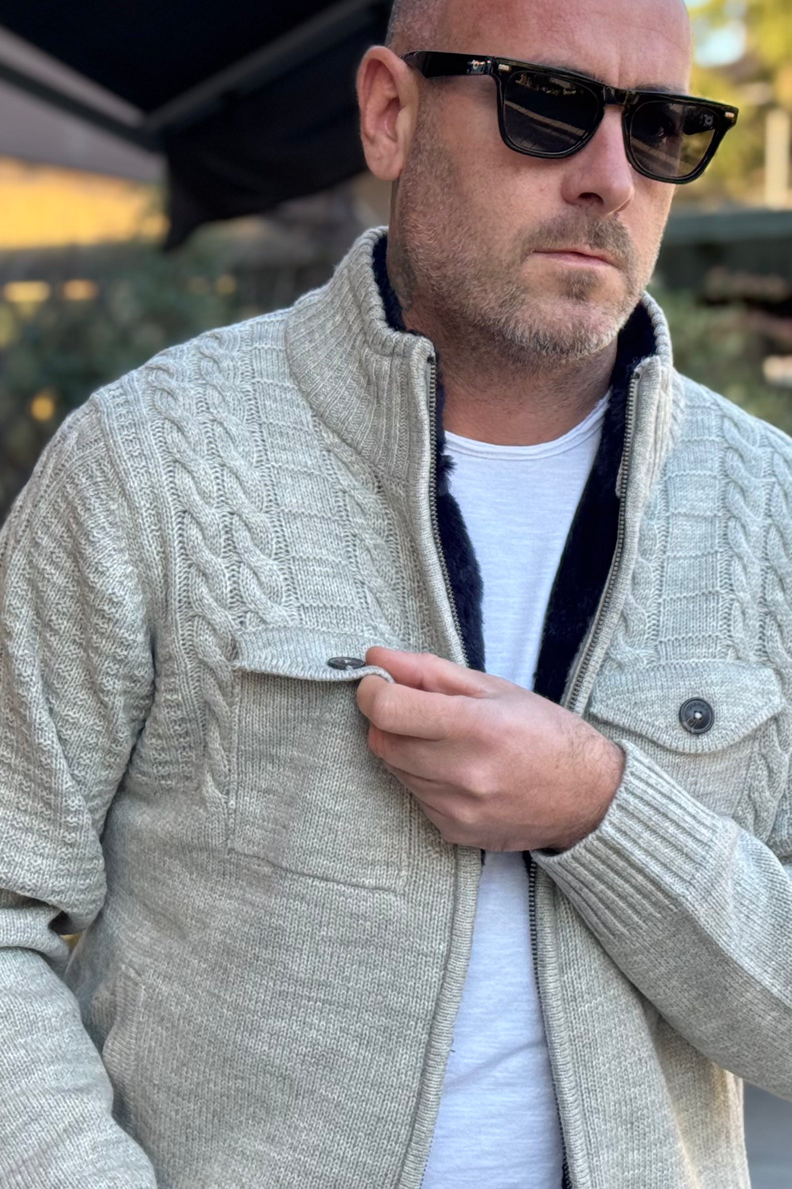 WHY NOT BRAND MAGLIA COLLO IN PIEDI CON INTERNO IN MORBIDA PELLICCIA ECOLOGICA