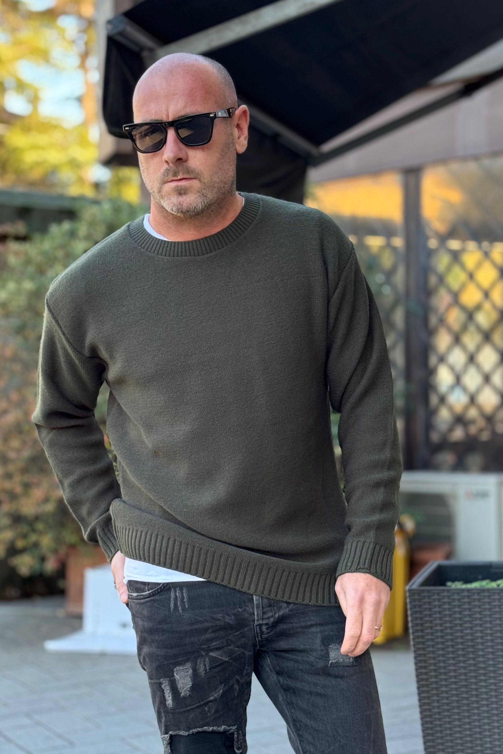 WHY NOT BRAND MAGLIA GIROCOLLO OVER DISPONIBILE IN 4 COLORI