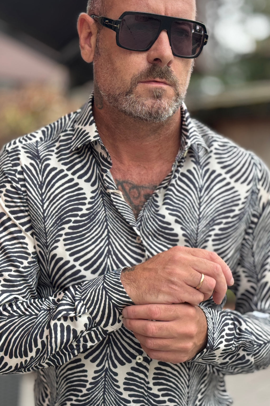 DEUXIEME CAMICIA IN VISCOSA FANTASIA - FLOREALE