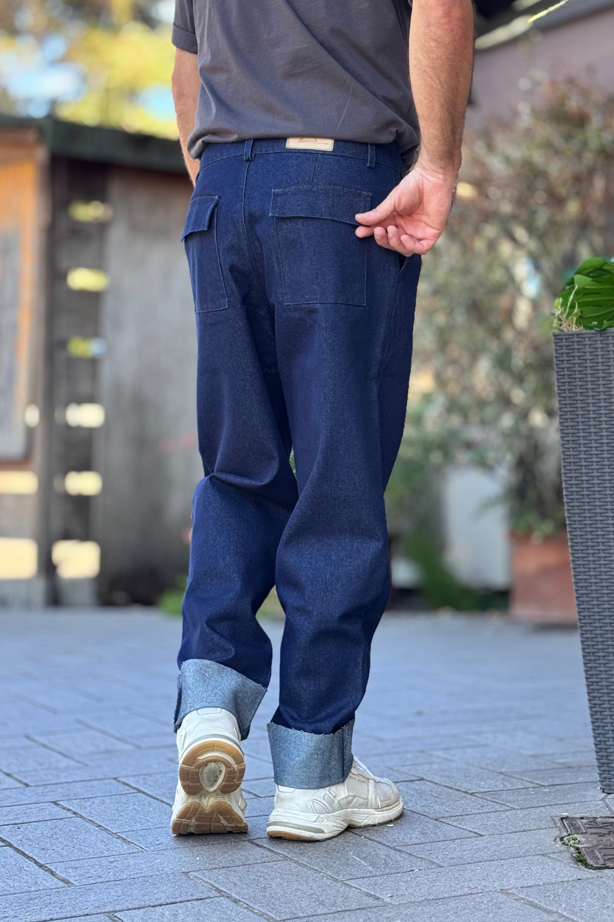 EN AVANCE DENIM CON PIEGHE VITA