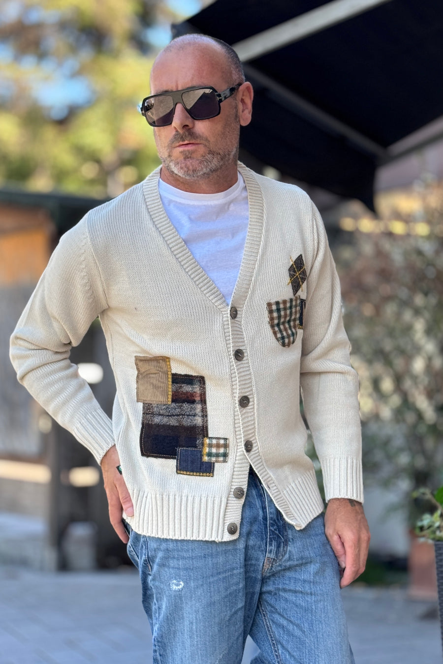 V2 CARDIGAN TOPPE - BURRO