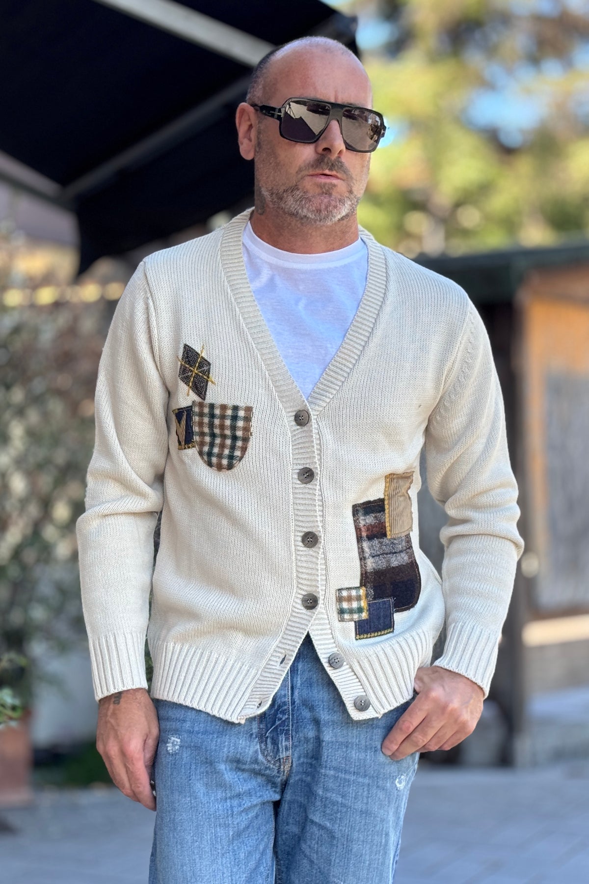 V2 CARDIGAN TOPPE - BURRO