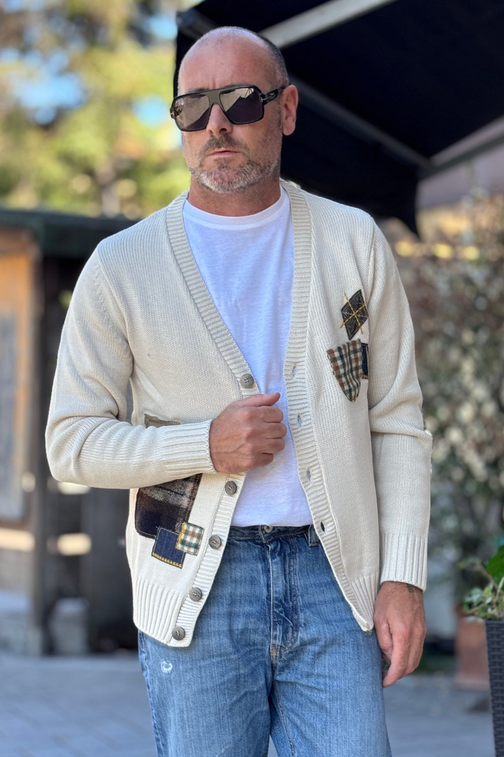 V2 CARDIGAN TOPPE - BURRO