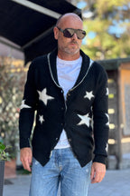 ANIMA CARDIGAN STELLE COLLO SCIALLATO